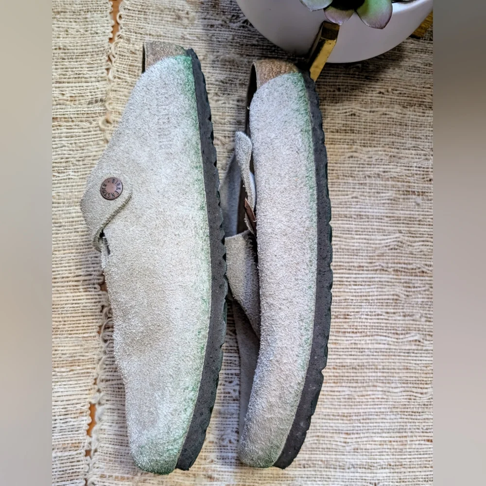 Birkenstock Boston Clog Taupe Soft Footbed Men's Size 6 - Picture 4 of 7